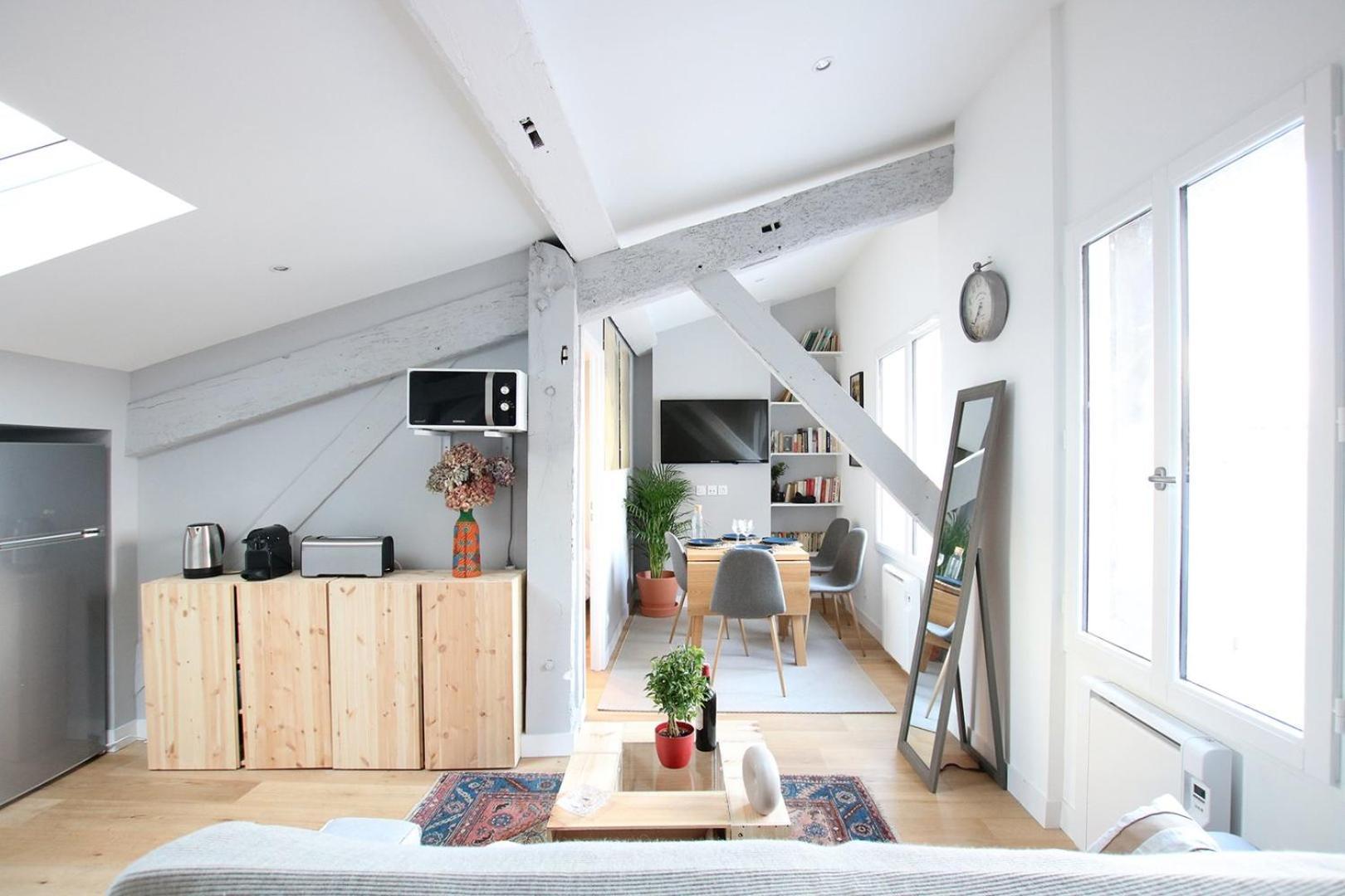 Guestready - Sunny Attic Apt Near Grand Theatre Bordeaux Exterior foto